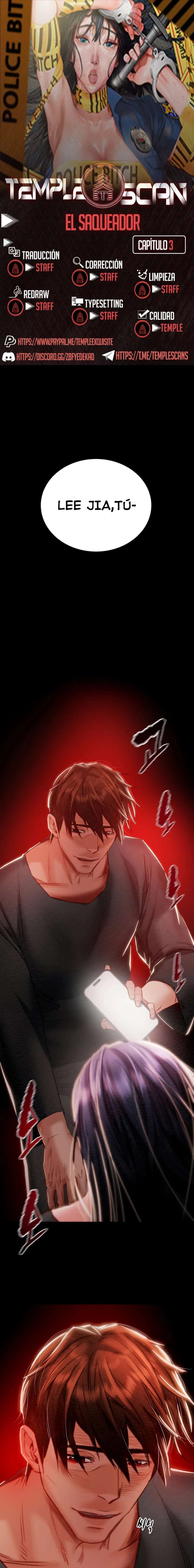 El Saqueador Capítulo 3 - Page 1