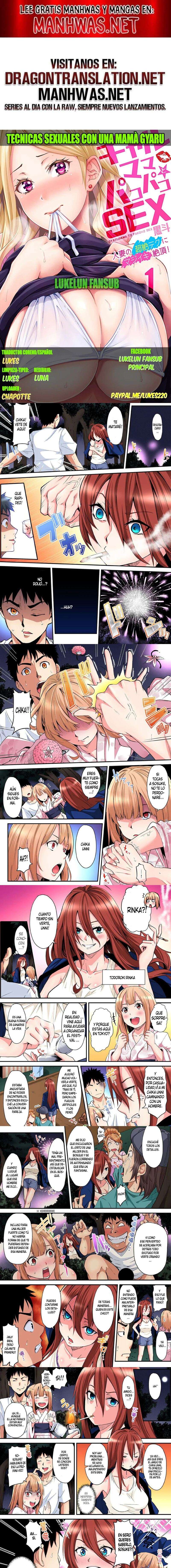 Técnicas educativas con una mamá gyaru Capítulo 30 - Page 1