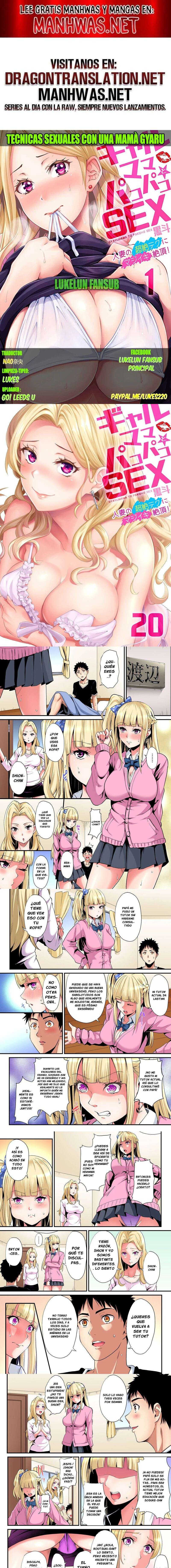 Técnicas educativas con una mamá gyaru Capítulo 57 - Page 1