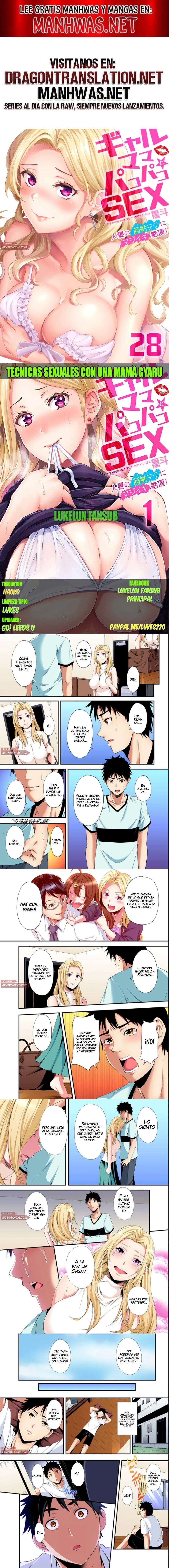 Técnicas educativas con una mamá gyaru Capítulo 78 - Page 1