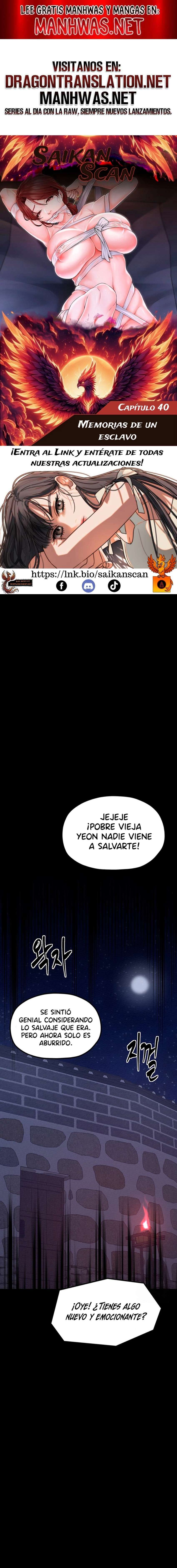 La historia de un esclavo Capítulo 40 - Page 1