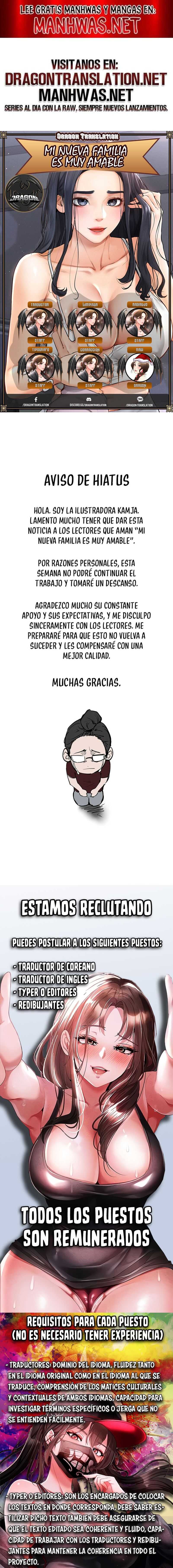 Mi nueva familia es muy amable Capítulo 69.5 - Page 1