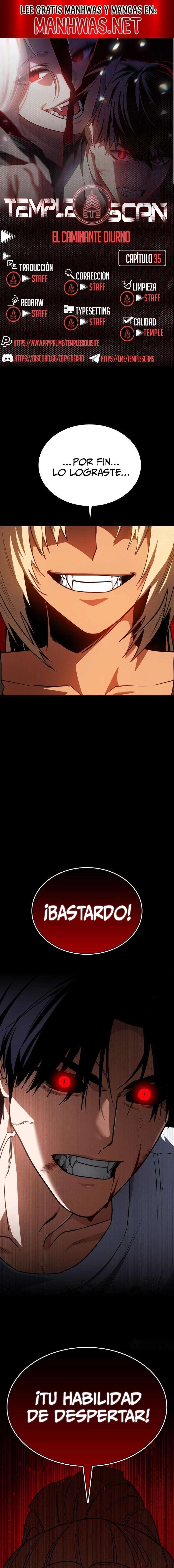 El Caminante Diurno Capítulo 35 - Page 1