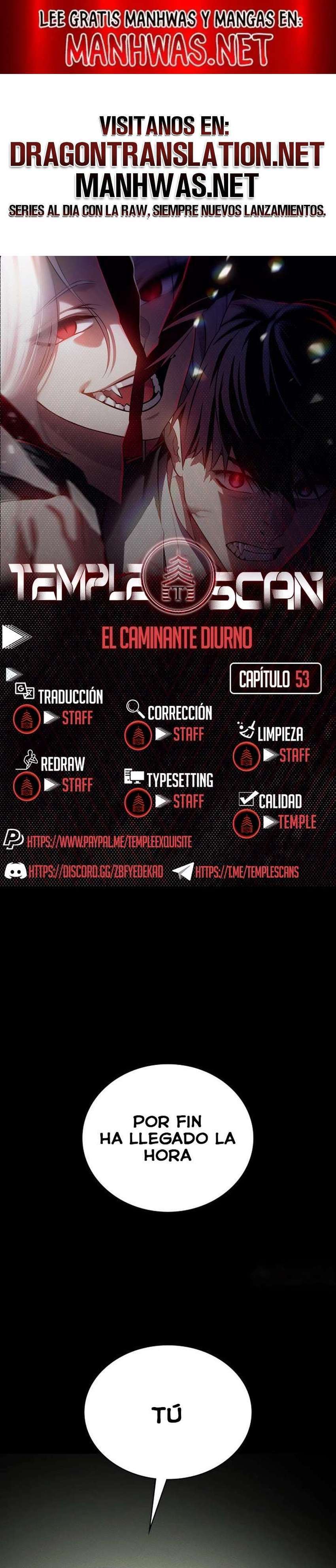 El Caminante Diurno Capítulo 53 - Page 1