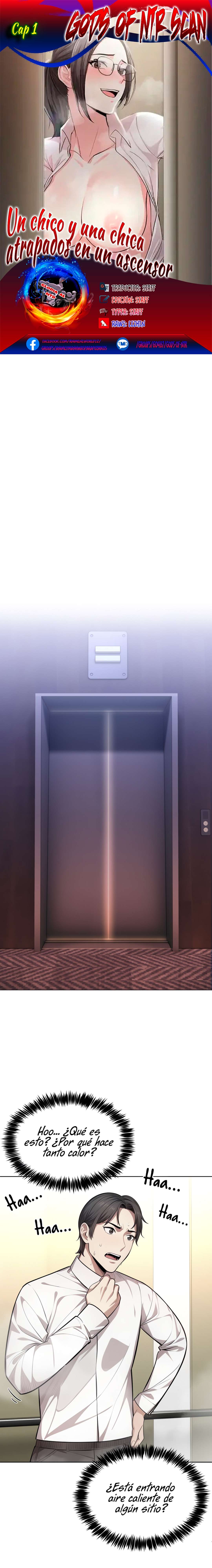 Un chico y una chica atrapados en un ascensor Capítulo 1 - Page 1