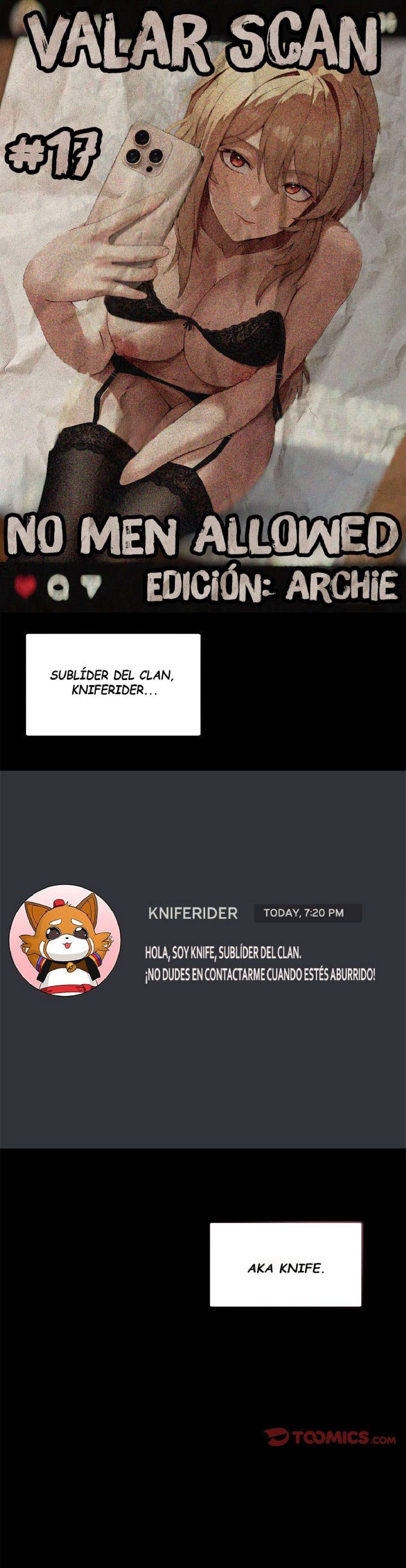 No se permiten hombres Capítulo 17 - Page 1