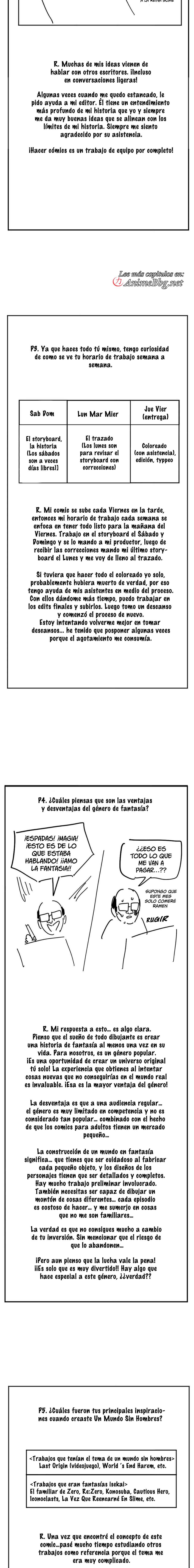 Un mundo sin hombres Capítulo 64.5 - Page 3