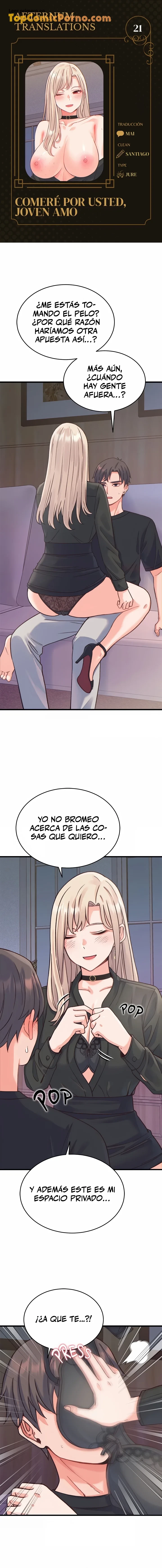 Comeré por usted, joven amo Capítulo 21 - Page 1