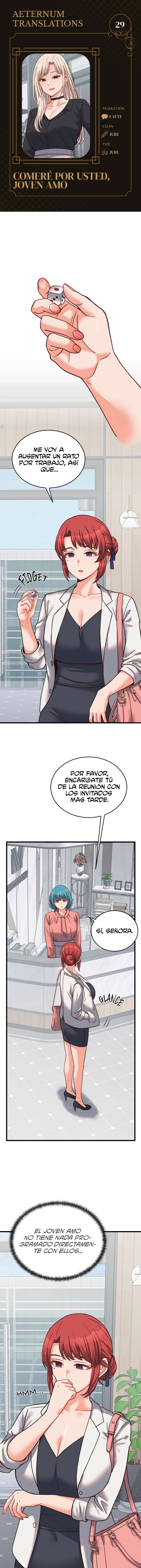 Comeré por usted, joven amo Capítulo 29 - Page 1