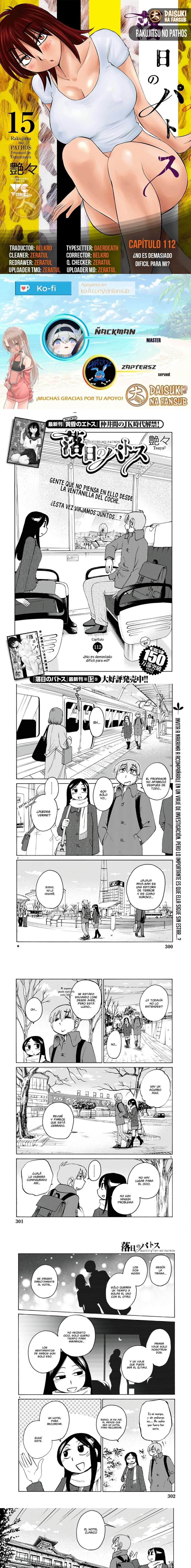 Rakujitsu no Pathos Capítulo 112 - Page 1