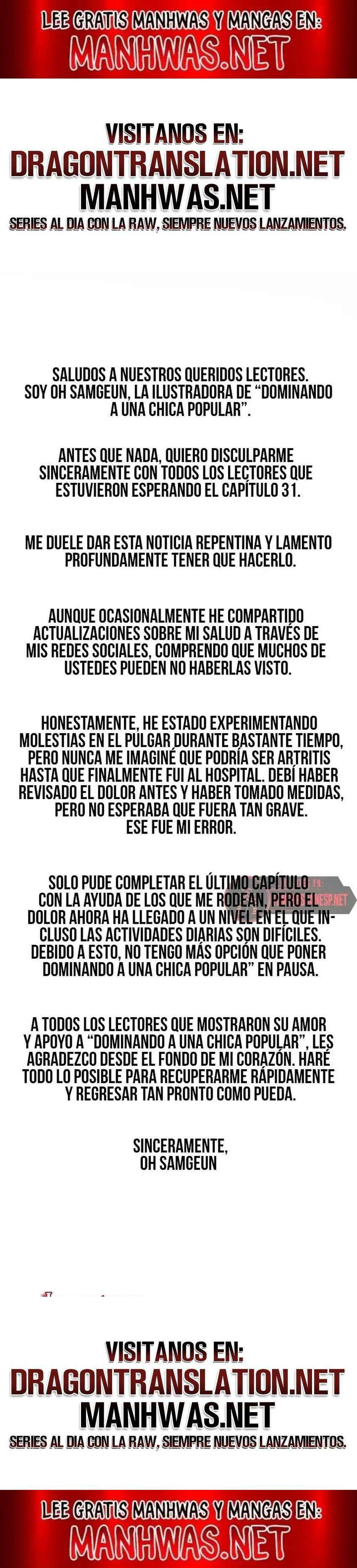 Domando la chica rebelde Capítulo 30.5 - Page 1