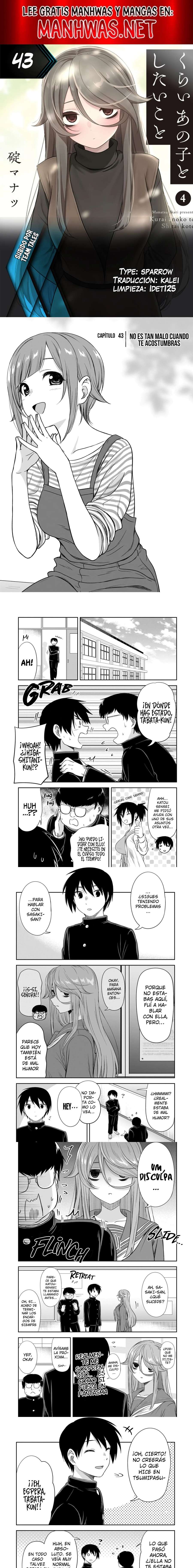 Kurai Anoko to Shitai koto Capítulo 43 - Page 1