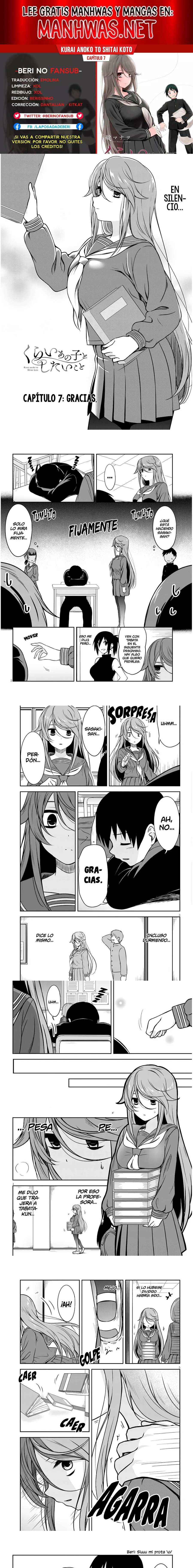 Kurai Anoko to Shitai koto Capítulo 7 - Page 1