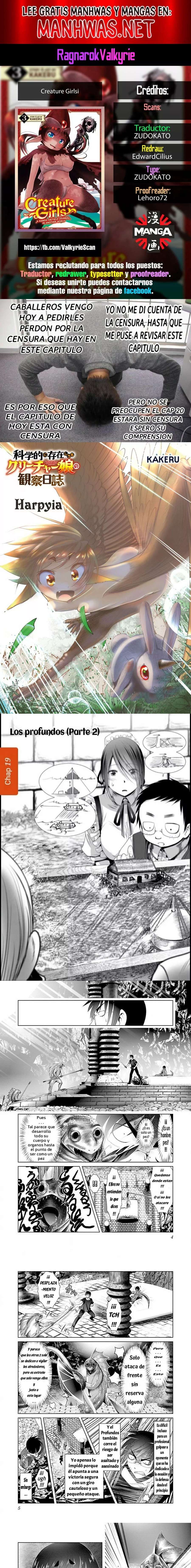 Creature Girls: A Hands-On Field Journal in Another World Capítulo 19 - Page 1