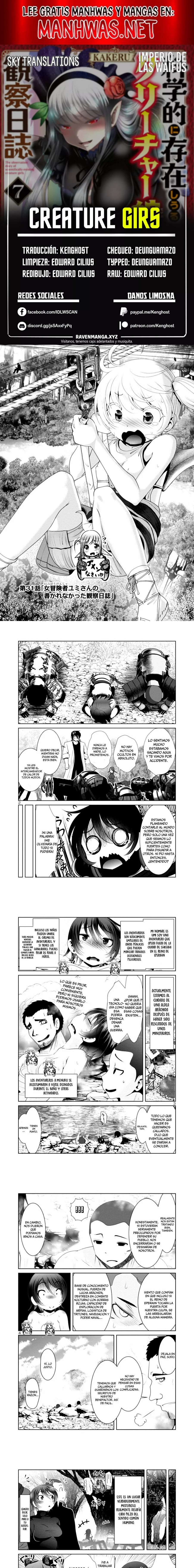 Creature Girls: A Hands-On Field Journal in Another World Capítulo 31 - Page 1