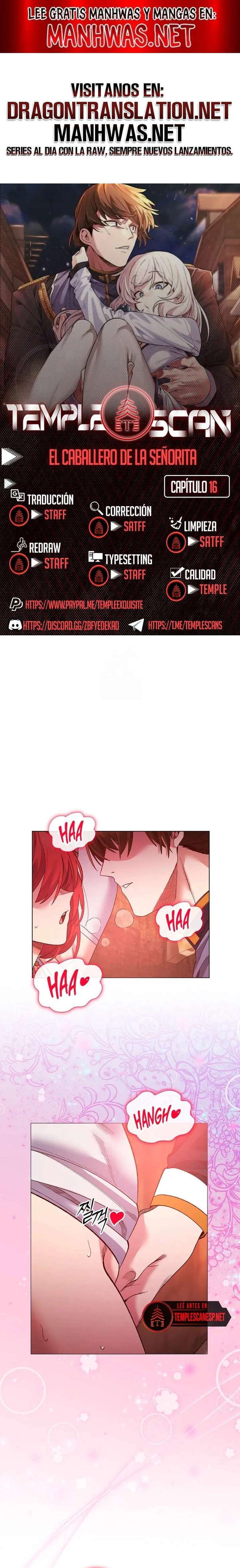 El caballero de la joven dama Capítulo 16 - Page 1