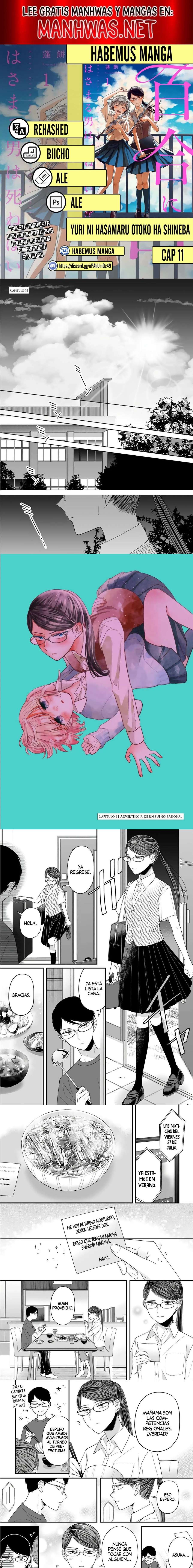 Yuri ni Hasamaru Otoko wa Shineba Ii?! Capítulo 11 - Page 1