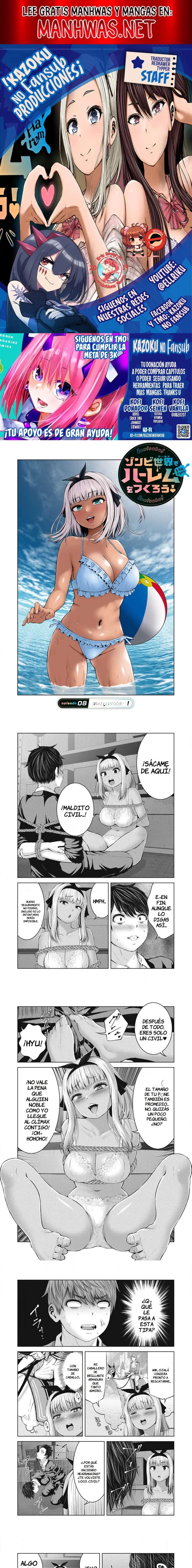 Zombie Sekai de Harem wo Tsukurou! Capítulo 8.1 - Page 1