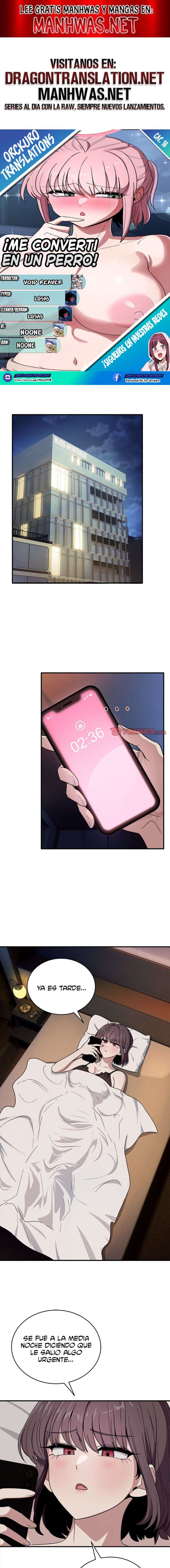 ¡Me convertí en un perro! Capítulo 16 - Page 1
