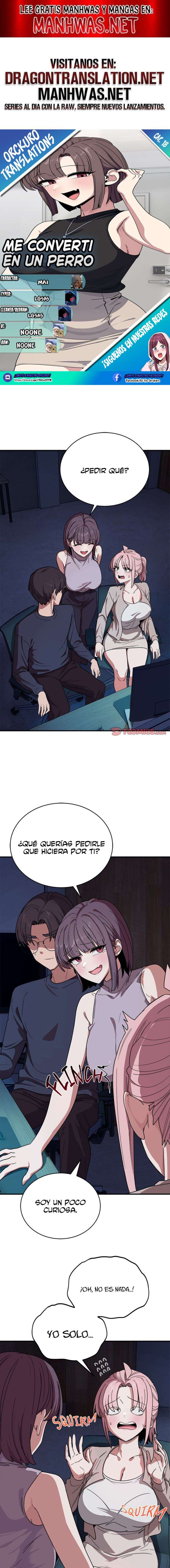 ¡Me convertí en un perro! Capítulo 18 - Page 1