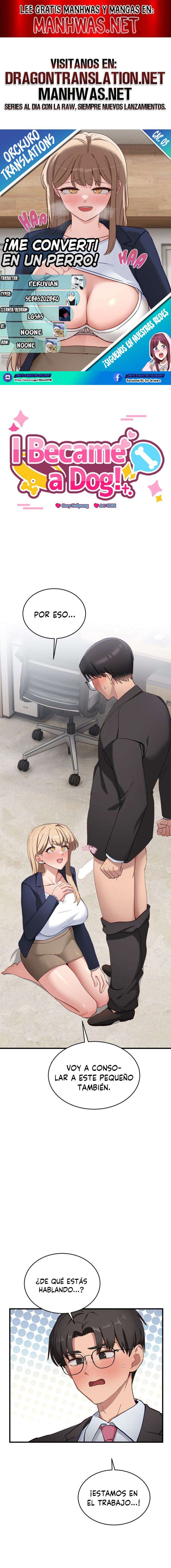¡Me convertí en un perro! Capítulo 3 - Page 1