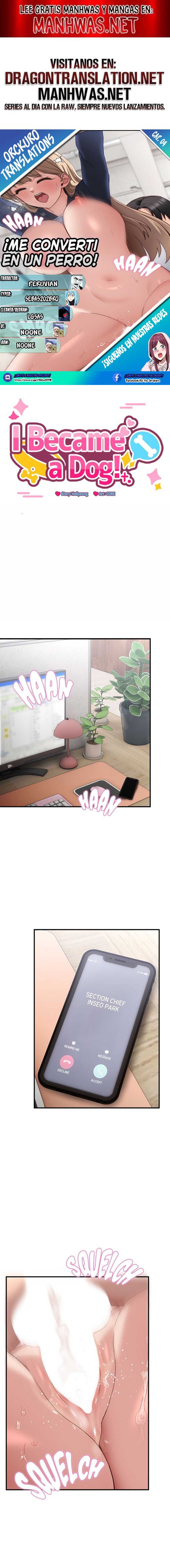 ¡Me convertí en un perro! Capítulo 4 - Page 1