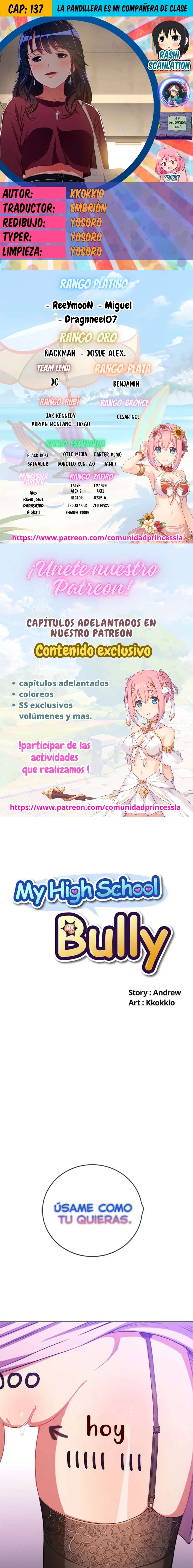 La Pandillera es mi Compañera de Clase Capítulo 137 - Page 1