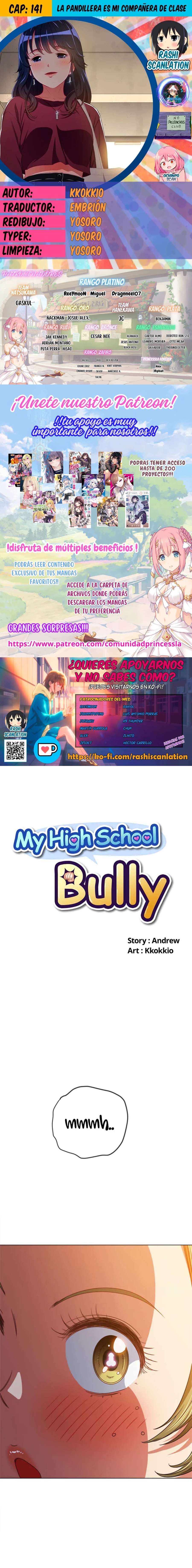La Pandillera es mi Compañera de Clase Capítulo 141 - Page 1