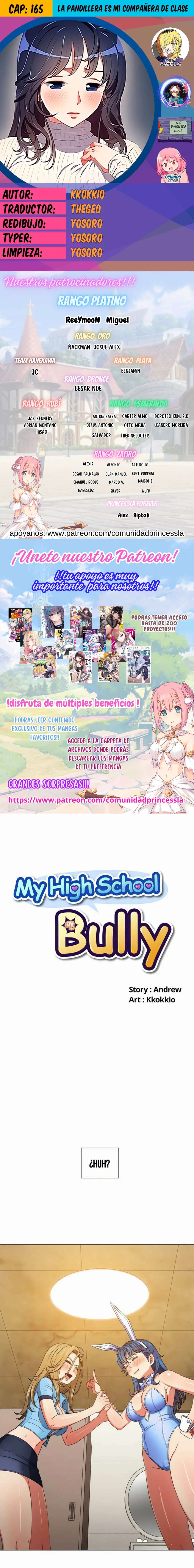 La Pandillera es mi Compañera de Clase Capítulo 165 - Page 1