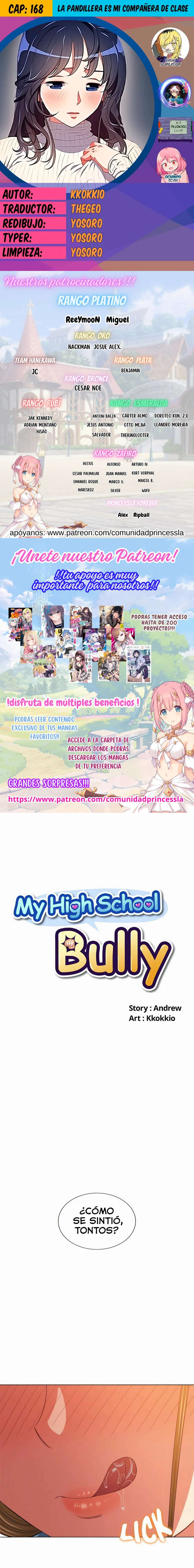 La Pandillera es mi Compañera de Clase Capítulo 168 - Page 1