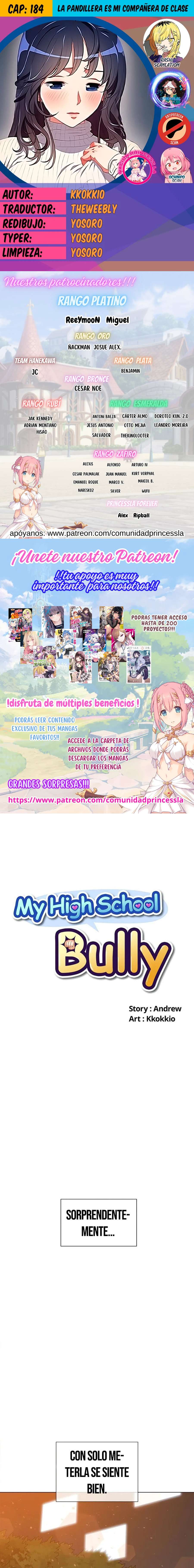 La Pandillera es mi Compañera de Clase Capítulo 184 - Page 1