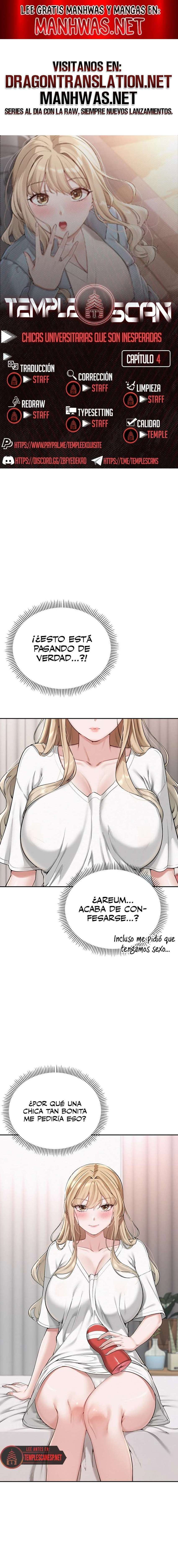 Las chicas más sexys del campus Capítulo 4 - Page 1