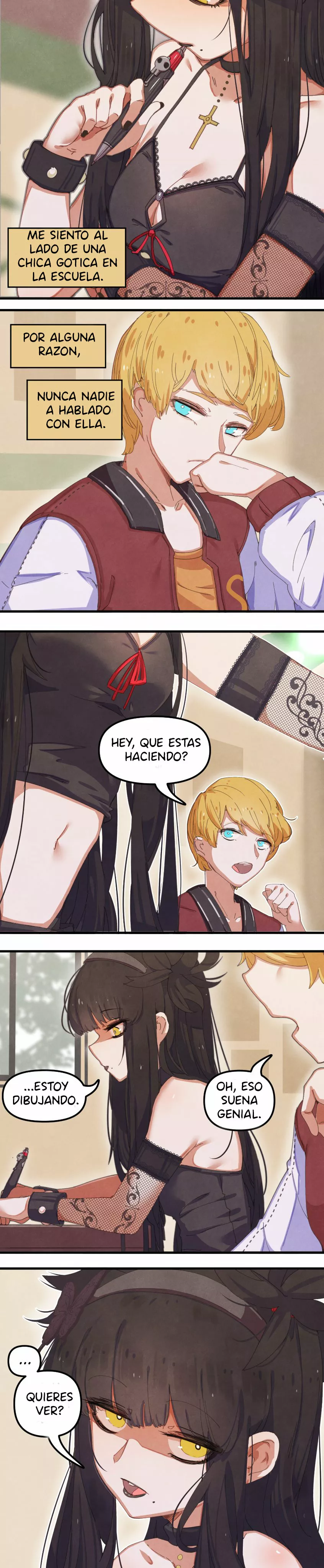 Goth Girl & The Jock Capítulo 1 - Page 2