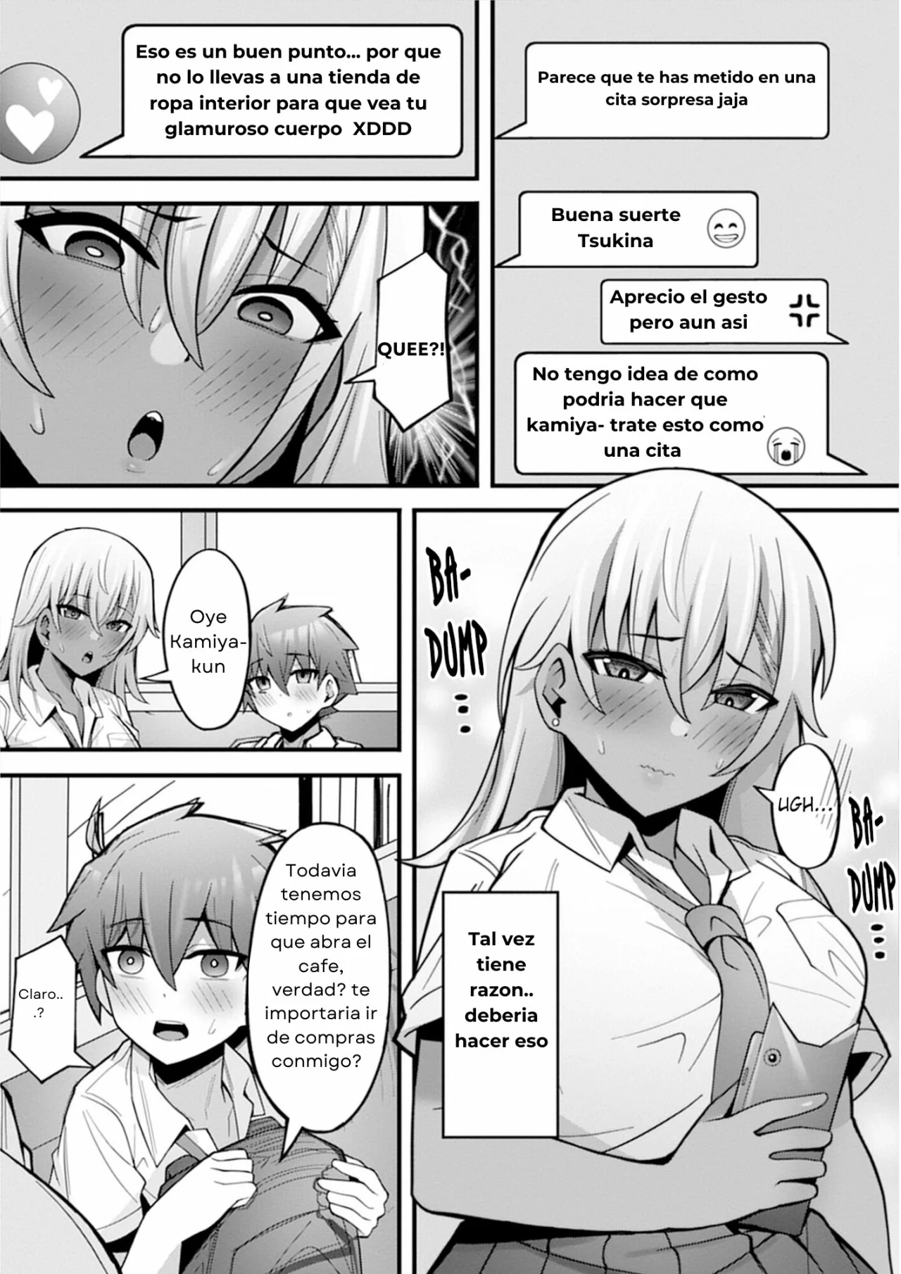 Uo Dekka – Kyonyuu Kyojiri Koushinchou Gyaru-chan wa Boku ni Koi Shiteru Capítulo 2 - Page 17