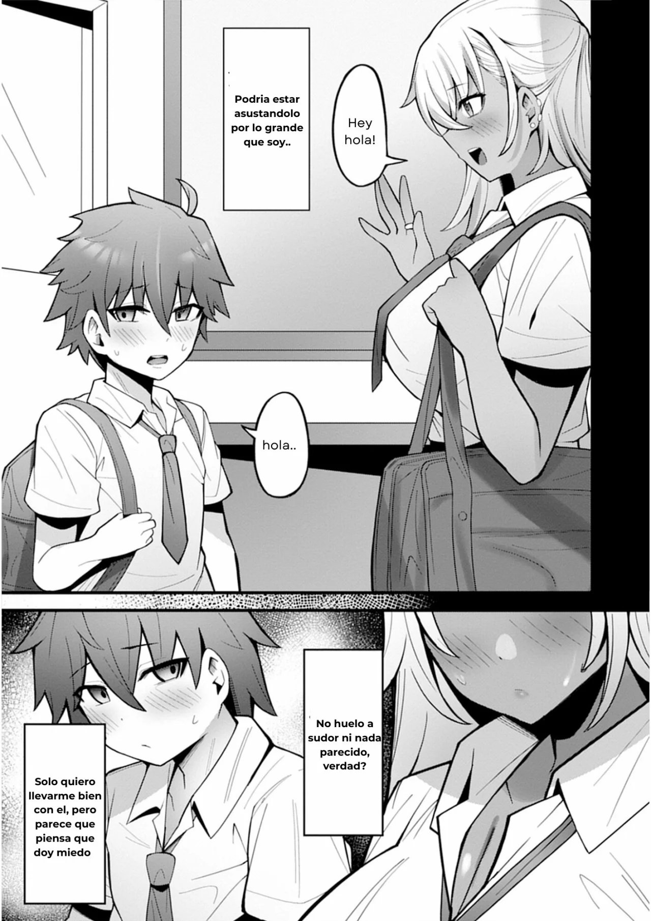 Uo Dekka – Kyonyuu Kyojiri Koushinchou Gyaru-chan wa Boku ni Koi Shiteru Capítulo 2 - Page 4