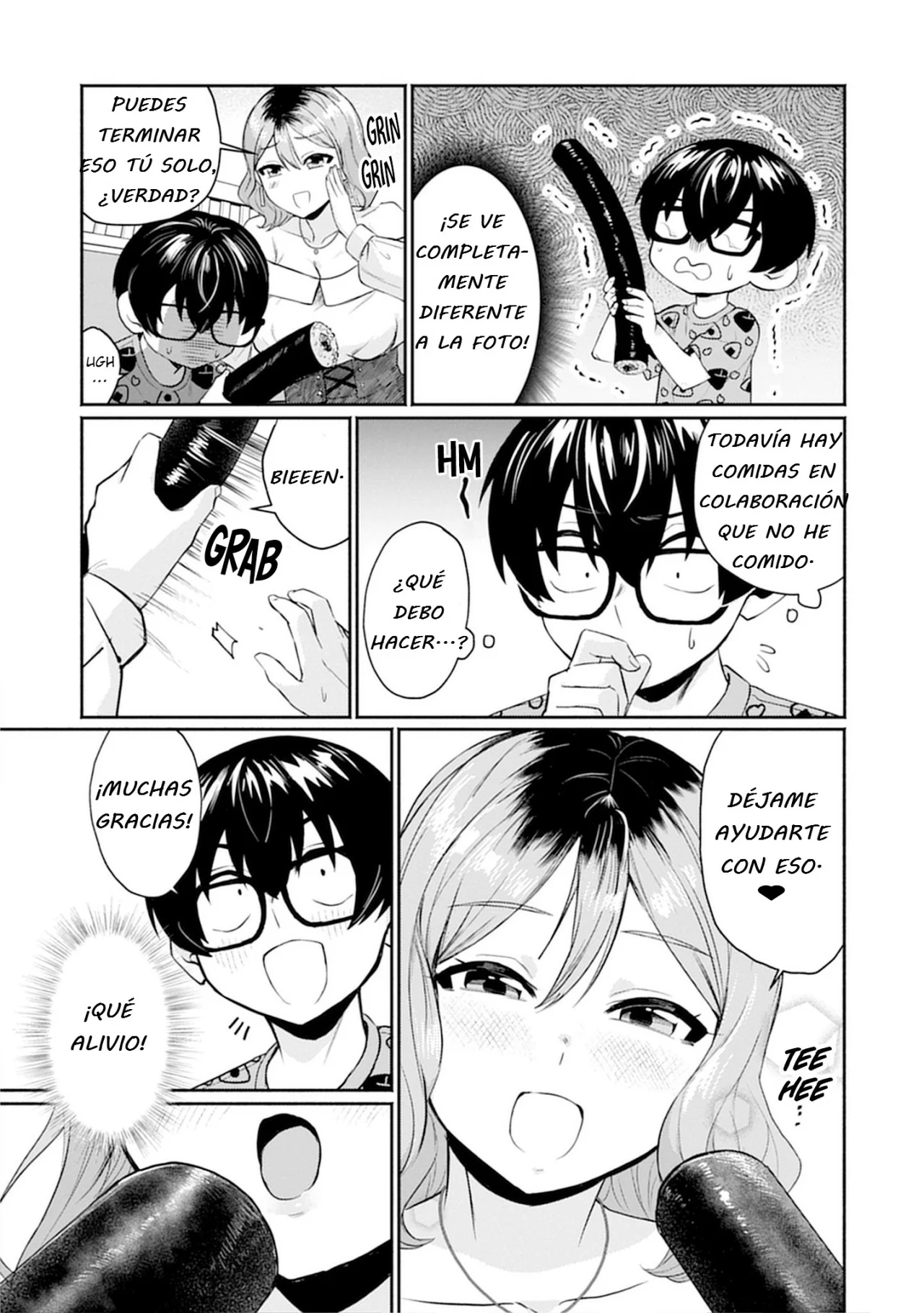 Uo Dekka – Kyonyuu Kyojiri Koushinchou Gyaru-chan wa Boku ni Koi Shiteru Capítulo 3 - Page 13