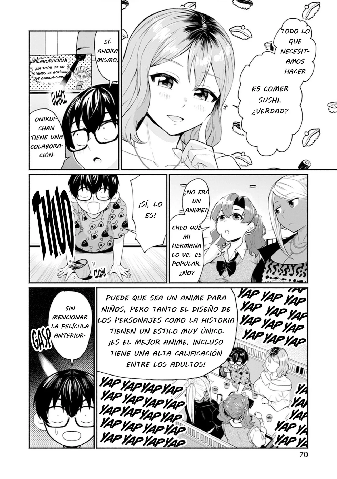 Uo Dekka – Kyonyuu Kyojiri Koushinchou Gyaru-chan wa Boku ni Koi Shiteru Capítulo 3 - Page 6