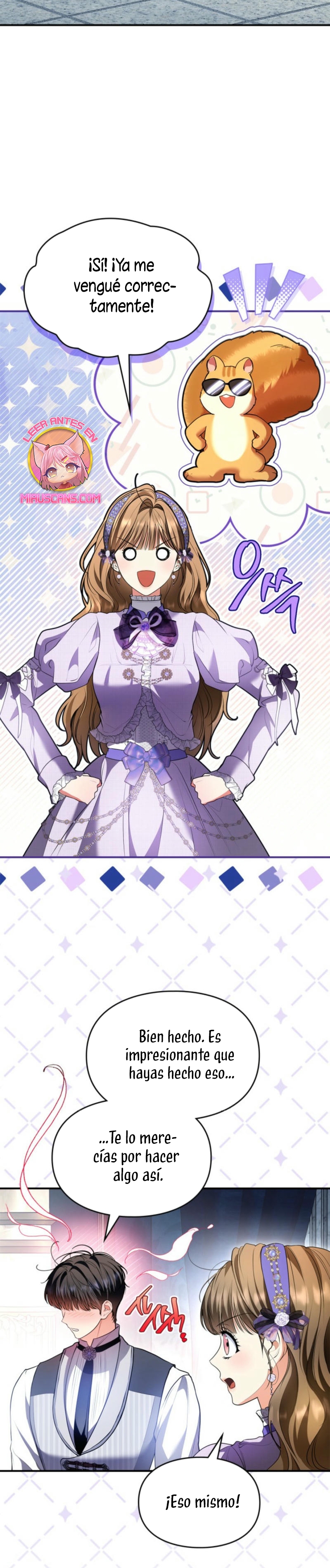 Me convertí en una ardilla que salvó al villano Capítulo 37 - Page 28