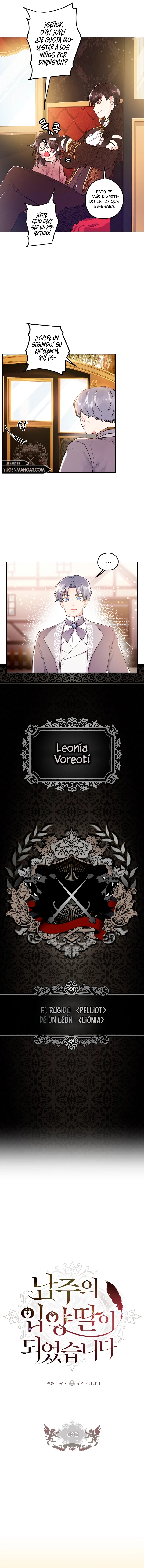 Me Convertí En La Hija Adoptiva Del Protagonista Masculino Capítulo 2 - Page 2