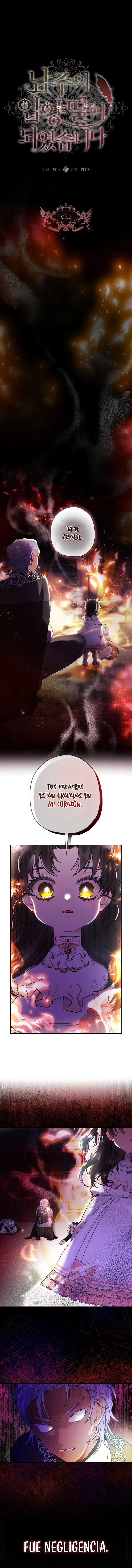 Me Convertí En La Hija Adoptiva Del Protagonista Masculino Capítulo 23 - Page 1