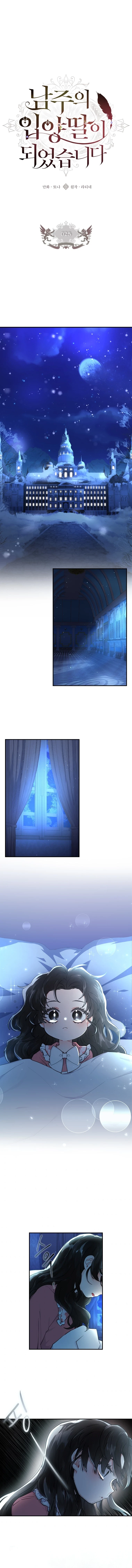 Me Convertí En La Hija Adoptiva Del Protagonista Masculino Capítulo 25 - Page 1