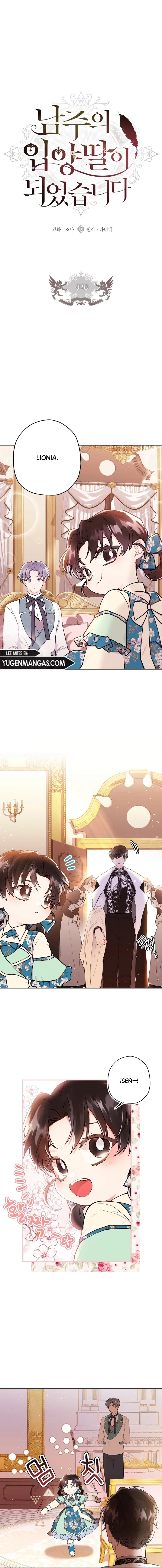 Me Convertí En La Hija Adoptiva Del Protagonista Masculino Capítulo 28 - Page 1