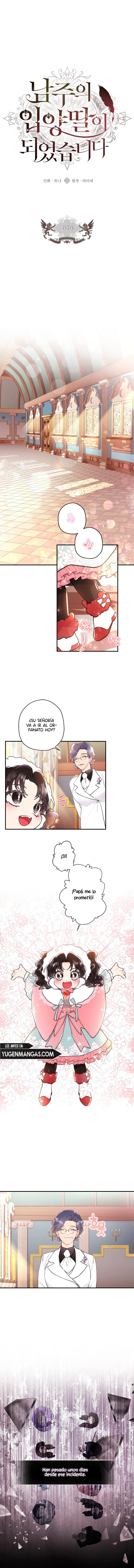 Me Convertí En La Hija Adoptiva Del Protagonista Masculino Capítulo 29 - Page 1