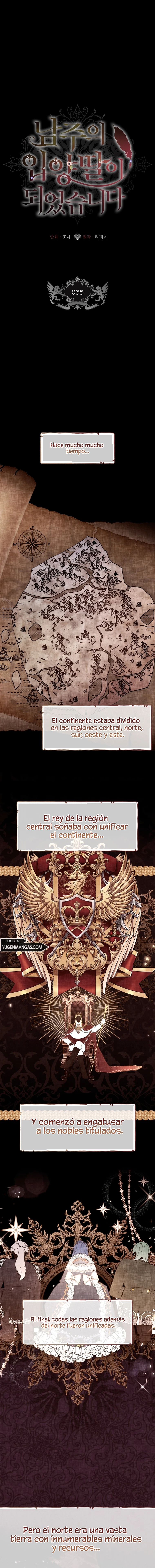 Me Convertí En La Hija Adoptiva Del Protagonista Masculino Capítulo 35 - Page 1