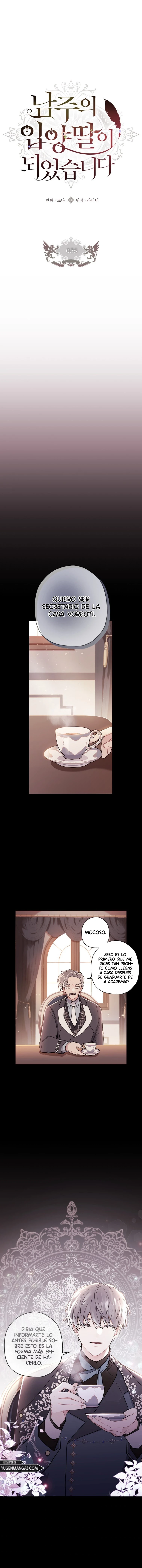 Me Convertí En La Hija Adoptiva Del Protagonista Masculino Capítulo 36 - Page 1