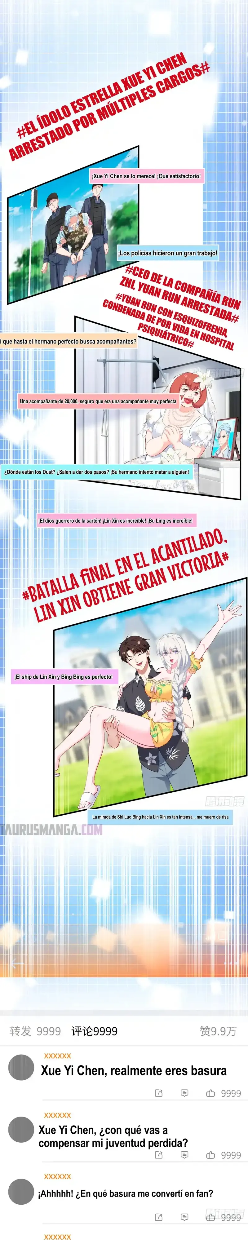 Despues De Dejar De Actuar Como Un Perro, Me Convertí En Un Magnate Celestial Urbano Capítulo 223 - Page 9