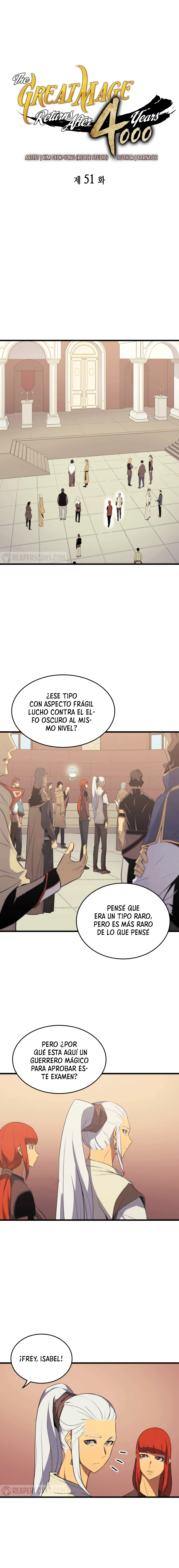 El Gran Mago Retorno Despues De 4000 Años Capítulo 51 - Page 1