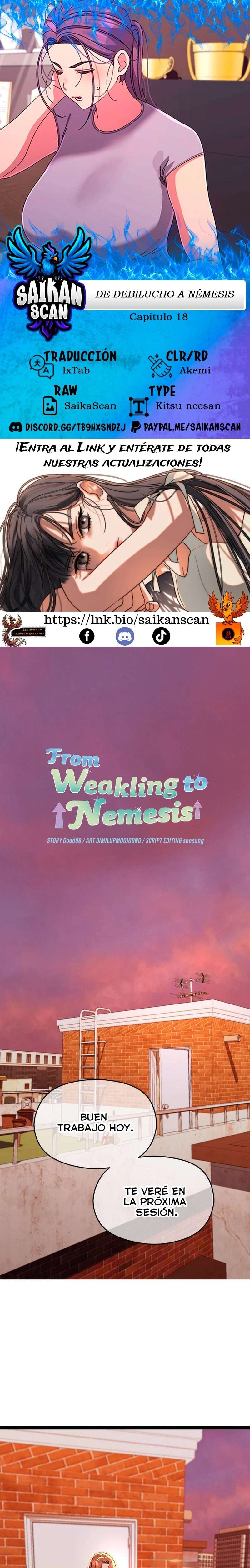 De debilucho a némesis Capítulo 18 - Page 1