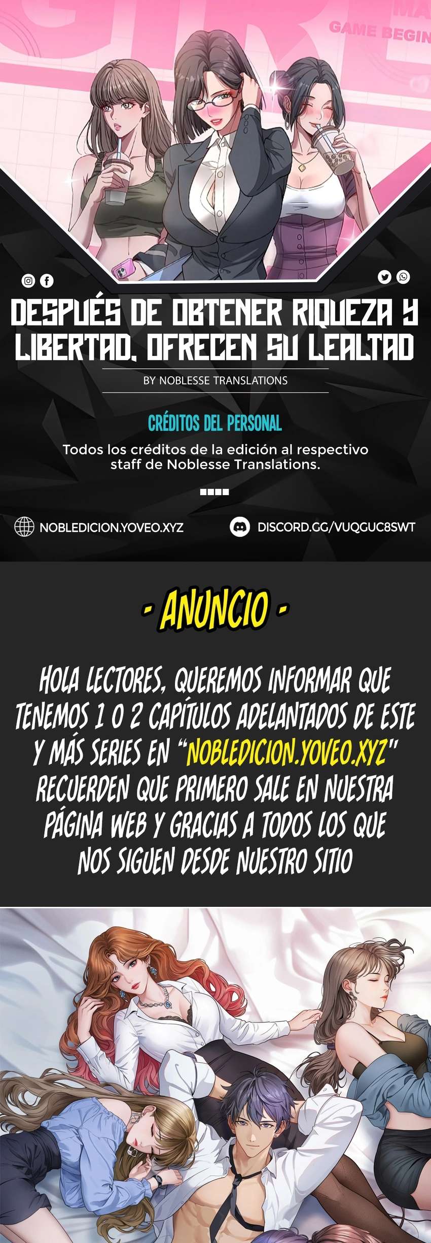 Me ofrecieron su lealtad despues de que obtuviera mucho dinero Capítulo 53 - Page 1