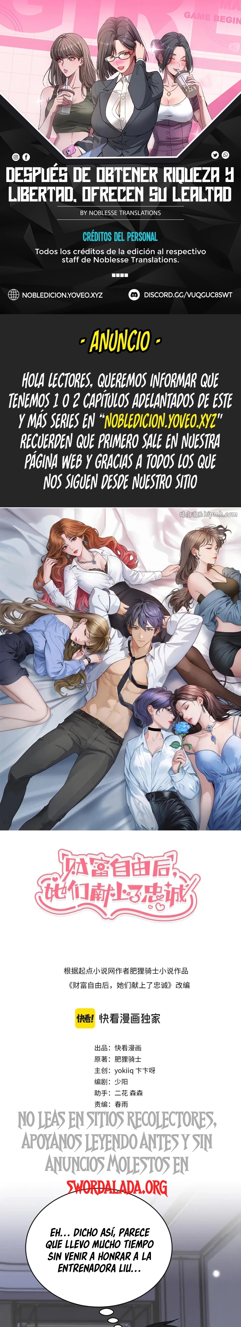 Me ofrecieron su lealtad despues de que obtuviera mucho dinero Capítulo 60 - Page 1